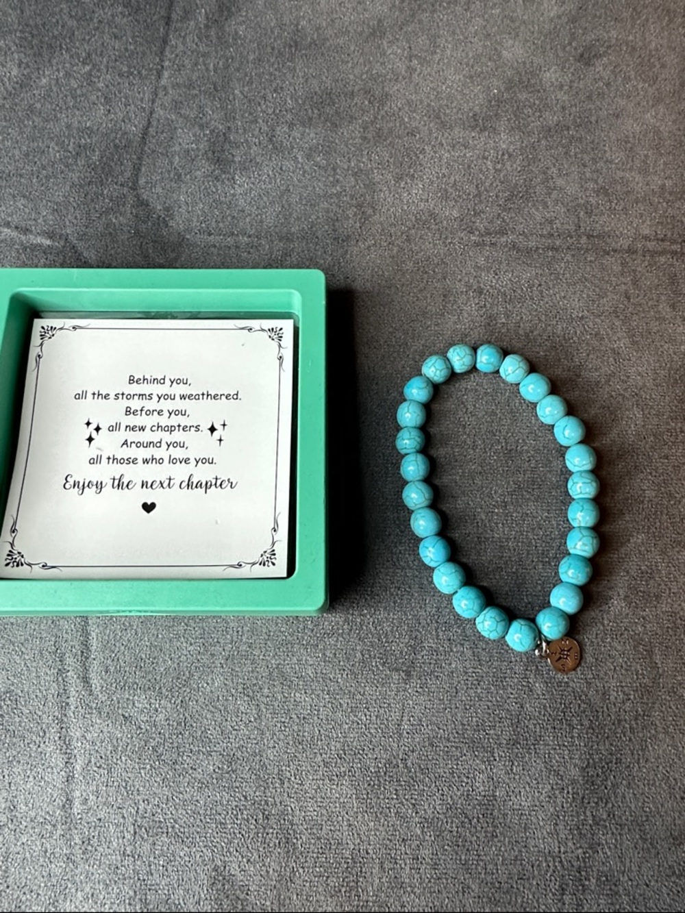 Dyed Howlite Beaded Stretch Bracelet - Women's Jewelry